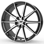 R3 Wheels R3H03 schwarz glänzend poliert